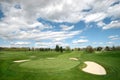 Golf course landscape Royalty Free Stock Photo