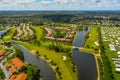 Golf course neighborhoods in Naples Florida USA Royalty Free Stock Photo