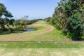 Golf Course Par Five Hole Landscape