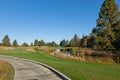 Golf Course with Pond