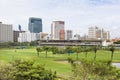 The golf course and racecourse at the Royal Bangkok Sports Club