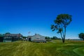 The golf course at the Rockaway Hunting Club in Lawrence, New York