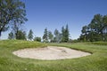 Golf Course Sand Trap Royalty Free Stock Photo