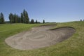 Golf Course Sand Trap 3 Royalty Free Stock Photo