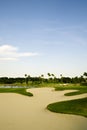 Golf Course Sand Trap Royalty Free Stock Photo