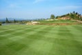 Golf Course on a sunny day Royalty Free Stock Photo