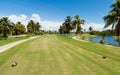 Golf Course Tee Box Royalty Free Stock Photo