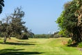 Golf Course Tee Box Hole Green Landscape Royalty Free Stock Photo