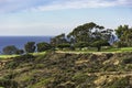 Golf Course at Torrey Pines La Jolla California USA near San Diego Royalty Free Stock Photo