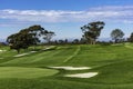 Golf Course at Torrey Pines La Jolla California USA near San Diego Royalty Free Stock Photo