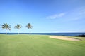 Golf Course In Tropics Royalty Free Stock Photo