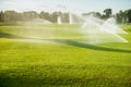 Golf courses watered special devices