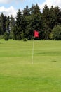 Golf - cup, ball, fanion