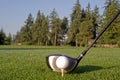 Golf Driver and Ball - Horizontal