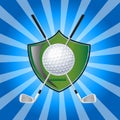 Golf Emblem Royalty Free Stock Photo