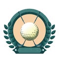 golf emblem. Vector illustration decorative design Royalty Free Stock Photo