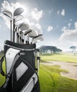 Golf equipment at the course