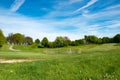 Golf Fairway bunker, waterhole Royalty Free Stock Photo