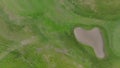 Golf field situated by the Bodom and Matalajarvi lakes in Espoo, Finland