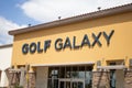 Golf Galaxy store sign Royalty Free Stock Photo