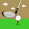 Golf game, Golf illustrations