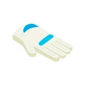 Golf glove isometric 3d icon