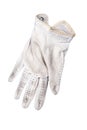 Golf glove on white background Royalty Free Stock Photo