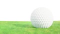 golf in grass field Royalty Free Stock Photo