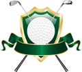 Golf green banner