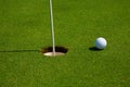 Golf hole Royalty Free Stock Photo