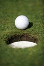 Golf hole Royalty Free Stock Photo