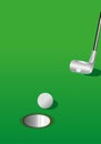 Golf illustration Royalty Free Stock Photo