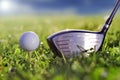 Golf kicker play Royalty Free Stock Photo
