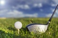 Golf kicker play Royalty Free Stock Photo