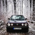 golf mk2 winter Royalty Free Stock Photo