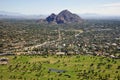 Golf near Camelback Mountain Royalty Free Stock Photo