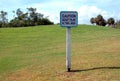 Golf play sign Royalty Free Stock Photo