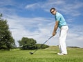 Golf player Royalty Free Stock Photo