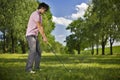 Golf Player Royalty Free Stock Photo