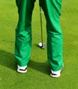 Golf player, Andalusia, Spain Royalty Free Stock Photo