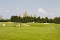 Golf practice range Royalty Free Stock Photo