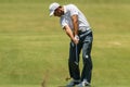 Golf Professional Charl Schwartzel Swinging