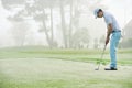 Golf putt green Royalty Free Stock Photo