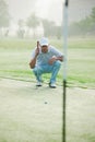 Golf putt green Royalty Free Stock Photo