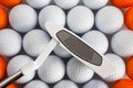 Golf putter and balls