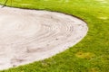 Golf Sand trap Royalty Free Stock Photo