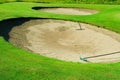 Golf sand traps