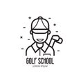 Golf School or Club Logotype