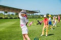 Golf school Royalty Free Stock Photo