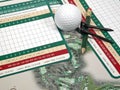 Golf Scorecards Royalty Free Stock Photo